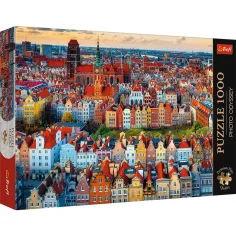 Miasto Gdańsk w Polsce 1000 elementów premium puzzle - Trefl zdjęcie 1