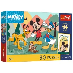 Mickey Mouse i przyjaciele 30-elementowa układanka premium - Trefl zdjęcie 1