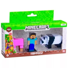 Minecraft 3D Toppeez seria 2 zestaw figurek 3 sztuki różne - 1szt