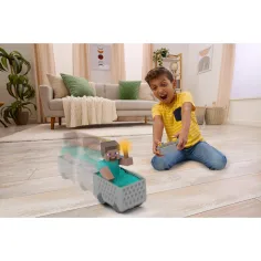 Minecraft RC zdalnie sterowany wózek górniczy z figurką Steve'a – Mattel zdjęcie 3