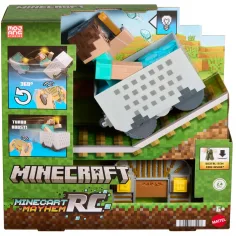 Minecraft RC zdalnie sterowany wózek górniczy z figurką Steve'a – Mattel