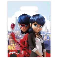 Miraculous torba na przyjęcie zestaw 6 sztuk