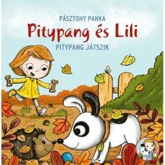 Mniszek i Lili - Mniszek bawi się książką z bajkami - Pagony