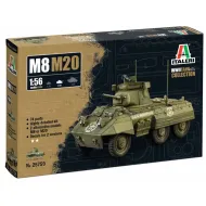 Model czołgu Italeri 1/56 M8/M20