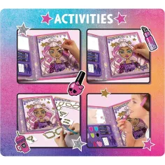 Monster High: Książeczka z makijażem i kolorowanką, 44 strony – Lisciani zdjęcie 3