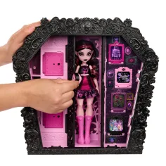 Monster High Modny Szafek z Lalką Draculaurą - Mattel zdjęcie 5