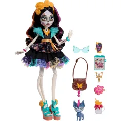 Monster High Skelita Calaveras lalka z akcesoriami - Mattel zdjęcie 2