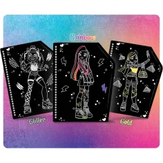 Monster High: Monster Hug zestaw do tworzenia obrazków do wydrapywania - Lisciani zdjęcie 2