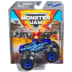 Monster Jam: Blue Thunder monster truck samochód – 1:64 – Spin Master