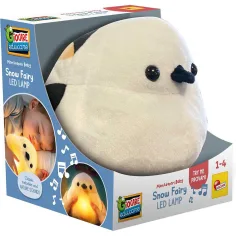 Montessori Baby Snow Fairy LED-owy grający pluszowy ptaszek - Lisciani