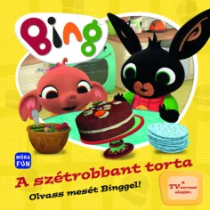 Móra: Bing - Rozpadające się ciasto - Czytaj bajkę z Bингом! książka z bajkami