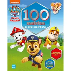 Móra: Psi Patrol - 100 naklejek i zespół psiaków! książka z zadaniami