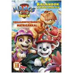 Móra: Psi Patrol Film Dino – Przygody na wyspie dinozaurów - książka z zadaniami