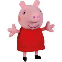 Mówiąca figurka pluszowa Peppa Świnka w czerwonym ubraniu 20cm zdjęcie 2