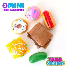 Mushmeez: DIY miękkie, squishy mini smakołyki zestaw 3 sztuk różne 1 sztuka zdjęcie 2