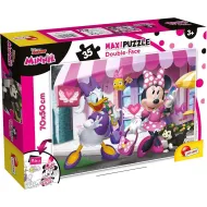 Myszka Minnie 2 w 1 maxi puzzle 35 elementów i kolorowanka 70x50 cm – Lisciani