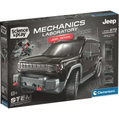 Nauka i zabawa: Warsztat mechaniczny – Zestaw konstrukcyjny Jeep Recon - Clementoni zdjęcie 1