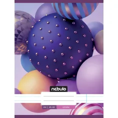 Nebulo: Kolorowe kulki w liniowy zeszyt 81-32 A/4