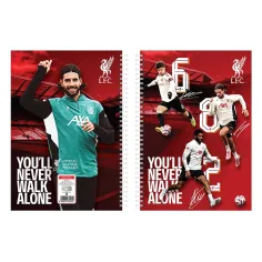 Nebulo: Liverpool Spiralnotizbuch w kratkę 70 kartek A/4 1szt zdjęcie 3