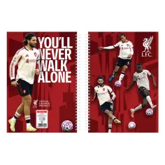Nebulo: Liverpool Spiralnotizbuch w kratkę 70 kartek A/4 1szt zdjęcie 5