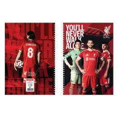 Nebulo: Liverpool Spiralnotizbuch w kratkę 70 kartek A/4 1szt