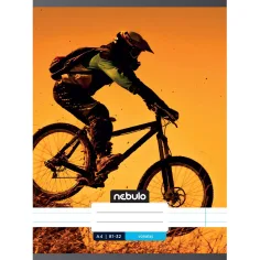 Nebulo: Zeszyt w linię z motywem rowerowym 81-32 A/4