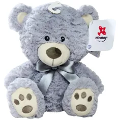 Nicotoy: Siedzący pluszowy miś w różnych kolorach 25cm 1szt – Simba Toys zdjęcie 3