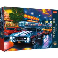 Nocna jazda w deszczu 1000-elementowe puzzle premium plus – Trefl