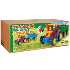 Gigantyczny traktor z przyczepą - Wader zdjęcie 2