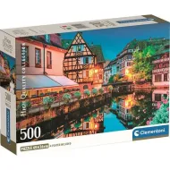 Oświetlone miasto HQC 500-elementowe puzzle Compact - Clementoni