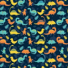 Papier do pakowania z dinozaurami 100x70cm