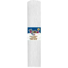 Papier krepa w kolorze białym 50x200cm zdjęcie 1