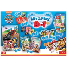 Paw Patrol 8 w 1 gra planszowa kolekcja - Trefl