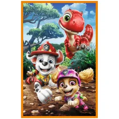 Paw Patrol Wyspa Dinozaurów - 3 x 80 sztuk puzzli - Trefl zdjęcie 4