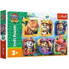 Paw Patrol Wyspa Dinozaurów 30-elementowa układanka - Trefl
