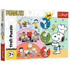 Peanuts Snoopy i przyjaciele 200-elementowe puzzle - Trefl
