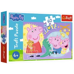 Puzzle Peppa Świnka 60 elementów - Trefl