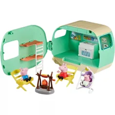 Peppa Pig – zestaw zabawkowy „Three Little Piggies” z przyczepą kempingową i figurkami - Hasbro zdjęcie 2