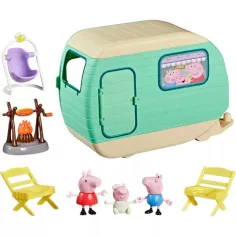 Peppa Pig – zestaw zabawkowy „Three Little Piggies” z przyczepą kempingową i figurkami - Hasbro zdjęcie 3