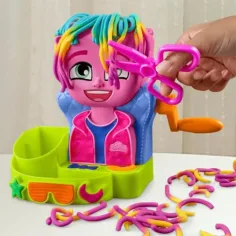Play-Doh: Salon fryzjerski z 6 pudełkami ciastoliny - Hasbro zdjęcie 4