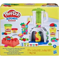 Play-Doh: Wirujący mikser do smoothie z 5 pojemnikami plasteliny, 198g