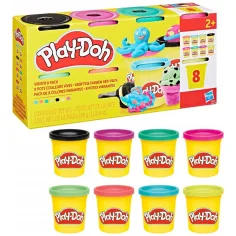Play-Doh: Zestaw plasteliny w słoikach 8 szt. 680 g - Hasbro