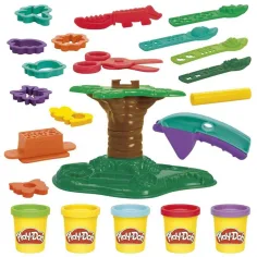 Play-Doh: Zestaw plasteliny Treetop creations 5 sztuk z pojemnikami i innymi akcesoriami - Hasbro zdjęcie 3