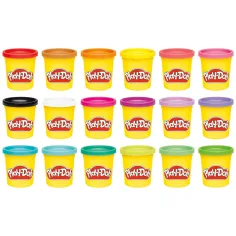 Play-Doh: Zestaw plasteliny w słoikach 18 szt. 1530g - Hasbro zdjęcie 2