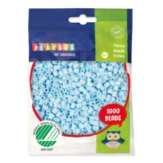 PlayBox: 5mm MIDI żelazne koraliki w kolorze lodowego niebieskiego 1000 szt.