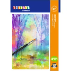 PlayBox: Biała papier akwarelowy A/4 20 sztuk zestaw