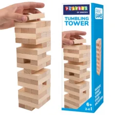 PlayBox: Gra zręcznościowa Jenga z drewna