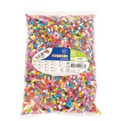 PlayBox: 5mm MIDI prasowane koraliki 10000 sztuk kolorowa mieszanka 10 różnych kolorów
