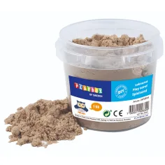 PlayBox: Naturalny kolor piasku w wiaderku 1kg