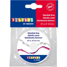 PlayBox: Przezroczysta elastyczna linka 0,6mm 25m